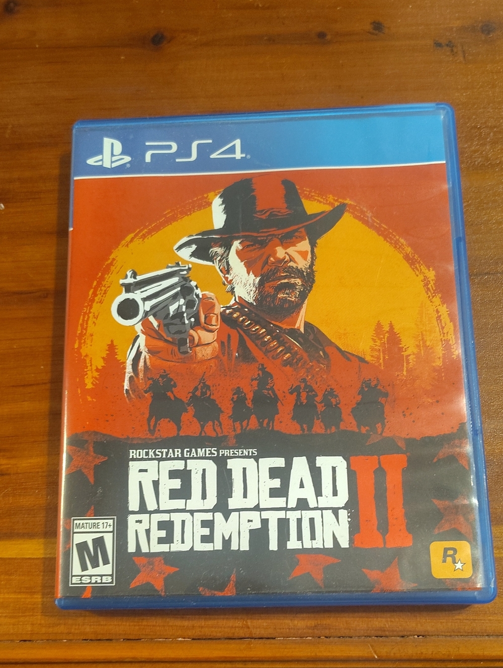 Sony PS4 Red Dead Redemption II Game Case - Red, Orange, Yellow, Black